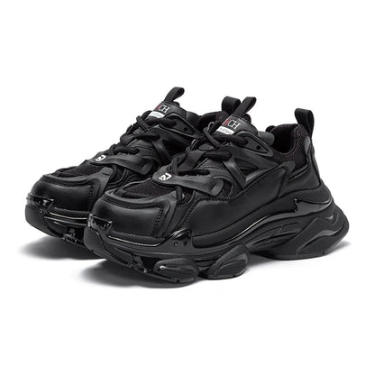 CH 2023 Women's Shoes Summer New Thick Sole Casual Sports Shoes Women's Lightweight Versatile Lace up Dad's Shoes