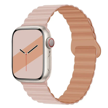 NEW Original Liquid Silicone Magnetic bands for Apple watch band Ultra 2 Series 9 SE iwatch 42mm 44mm 45mm 49mm 38mm 40mm 41mm
