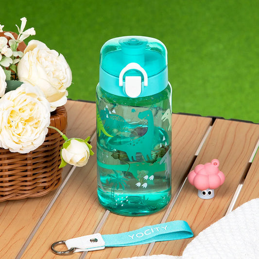 18.6oz Leakproof Cartoon Water Cup Portable Water Bottle With Rope Easy-to-Carry For Outdoor Travel Back to School Essentials by PDG ibma