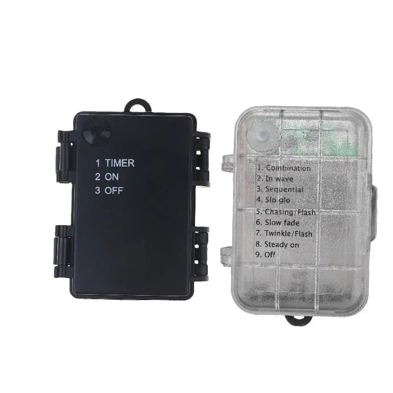 1 Set 3 Sections AA Battery Holder 3V No.5 Waterproof And Dustproof Battery Cartridge With Timing Function