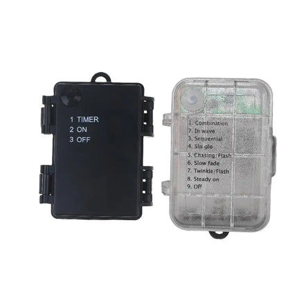 1 Set 3 Sections AA Battery Holder 3V No.5 Waterproof And Dustproof Battery Cartridge With Timing Function