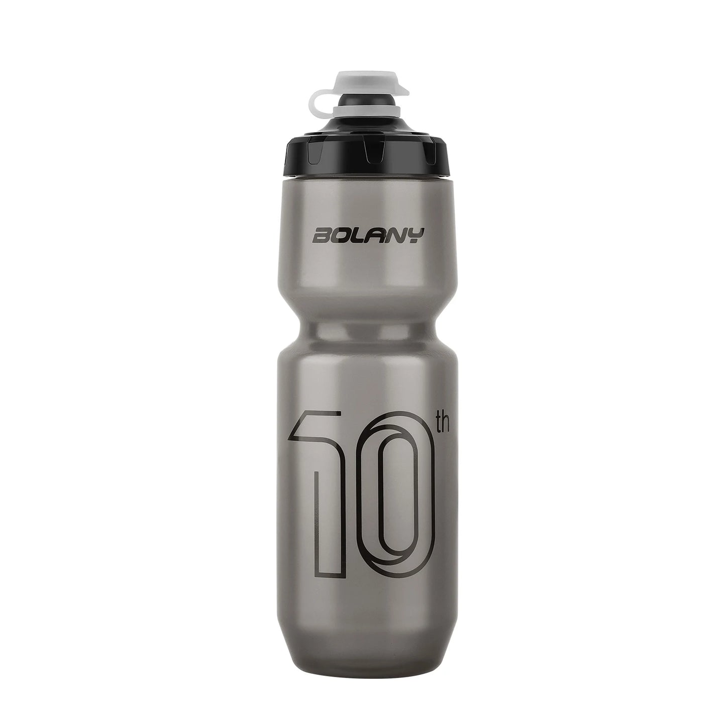 BOLANY 750ML Sports Bottle 10th Rubber Transparent Plastic with lid Bottle Portable Squeeze Drinking Outdoor Cycling Kettle
