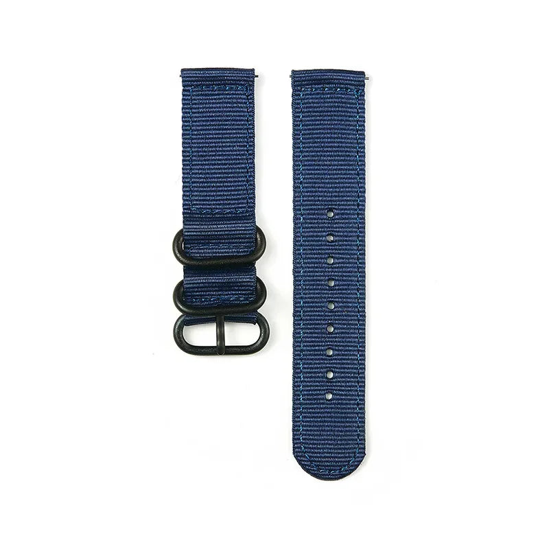 Nylon Watch Band Waterproof Ballistic Nylon One- Military Watch Straps for Men & Women Choice of Color & Width 18mm, 20mm, 22mm