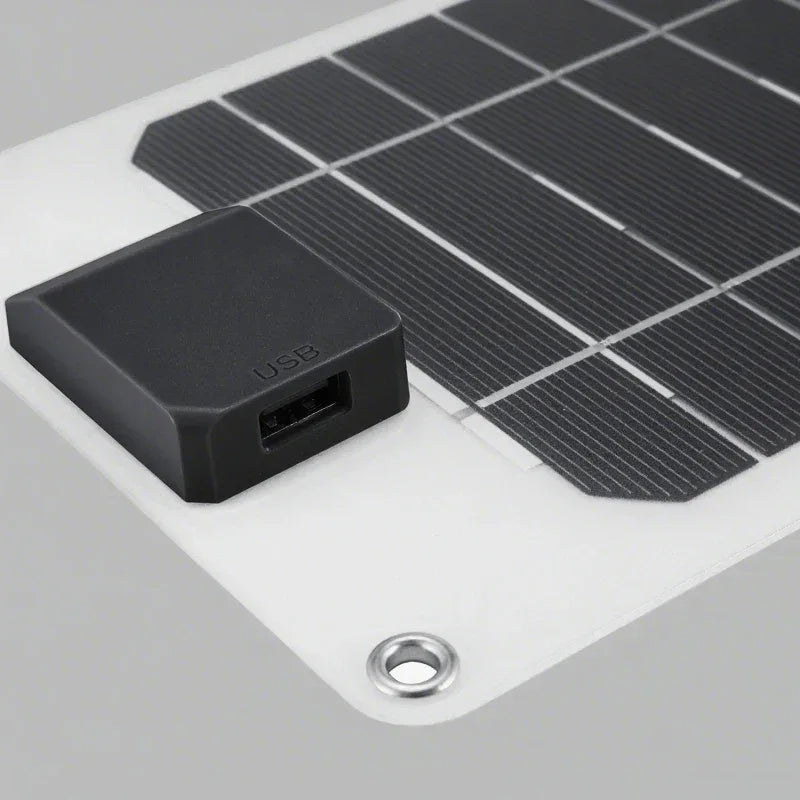 Solar Panel 20W-100W USB Type-C Waterproof Outdoor Hiking Camping Portable Battery Mobile Phone Charging Bank Charging Panel 5V