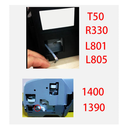 Waste Ink Bottle Easy Cleaning Reusable Plastic Printer Waste Ink Collector for L805 R330 1390 L801 T50 1800 270 Random color