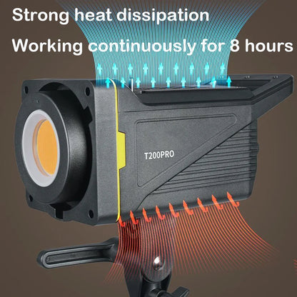 Sun Lamp Portable LED Photography Fill Light 200W Studio Video Light 95+ 2700K-6500K 220V Dimmable Bowens Mount Continuous Light