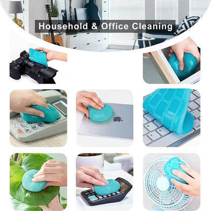 1pc Dedusting Gel Car Interior Cleaning Magic Clay Household Keyboard Desktop Cleaning Gel Tool Car Cleaning Accessories