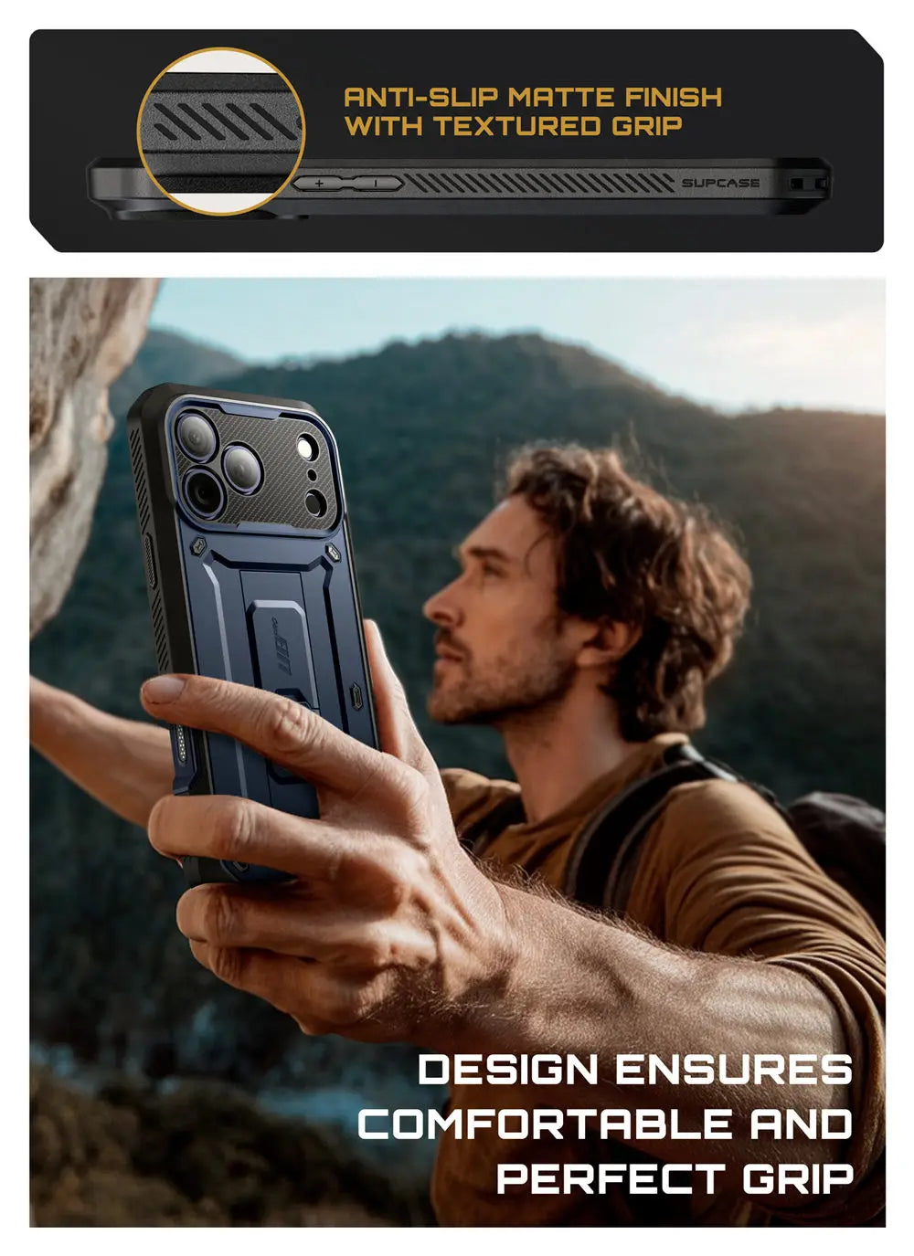 SUPCASE For iPhone 17 Pro Max Case 6.9" (2025) UB Pro Full-Body Heavy Duty Rugged Phone Case with Built-in Screen Protector