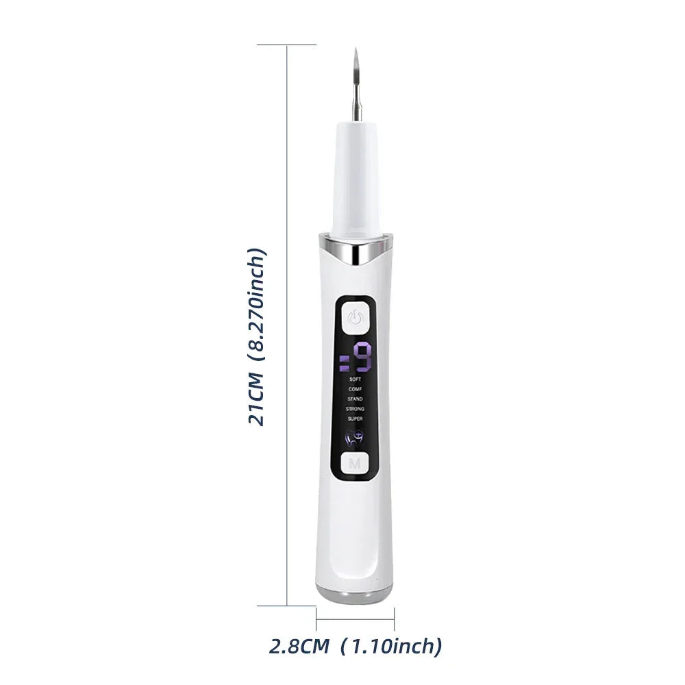 Ultrasonic Dental Scaler Tartar Remover 5 modes with LED Light Household Teeth Cleaning Tools Dental Cleaner Oral Care