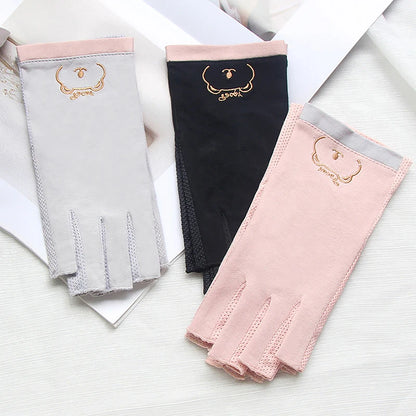 1 Pair Anti UV Nail Gloves UV Gel Shield Glove Fingerless Manicure Nail Art Tools LED Lamp Nails Dryer Radiation Hand nail tools
