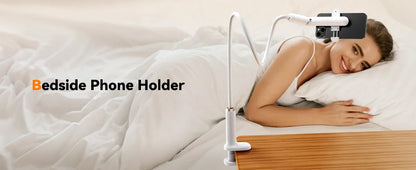 Oatsbasf Gooseneck Tablet Stand Holder Phone Stand Holder with Adjustable Flexible Long Arm for Bed Lazy Bracket 4.7-13" Device