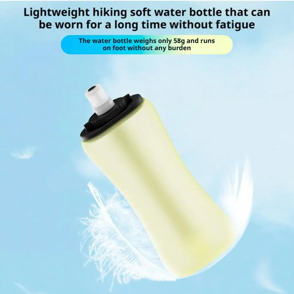 Foldable Outdoor Sports Water Bottle Outdoor Cycling Sport Food Grade Water Bottle Silicone Mountaineering Portable Water Bottle