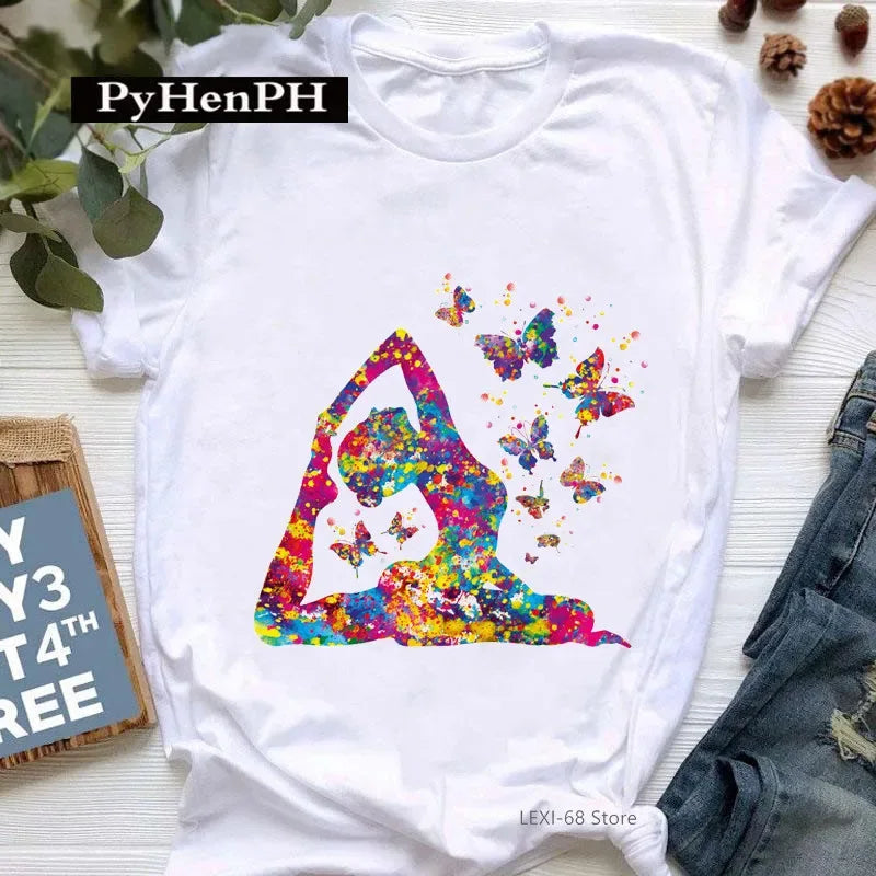 Gymnast Dancer T Shirt  Fashion Gymnast Artistic Gymnastics Printed T-shirt for Women Parent-child Clothing Oversized T Shirt