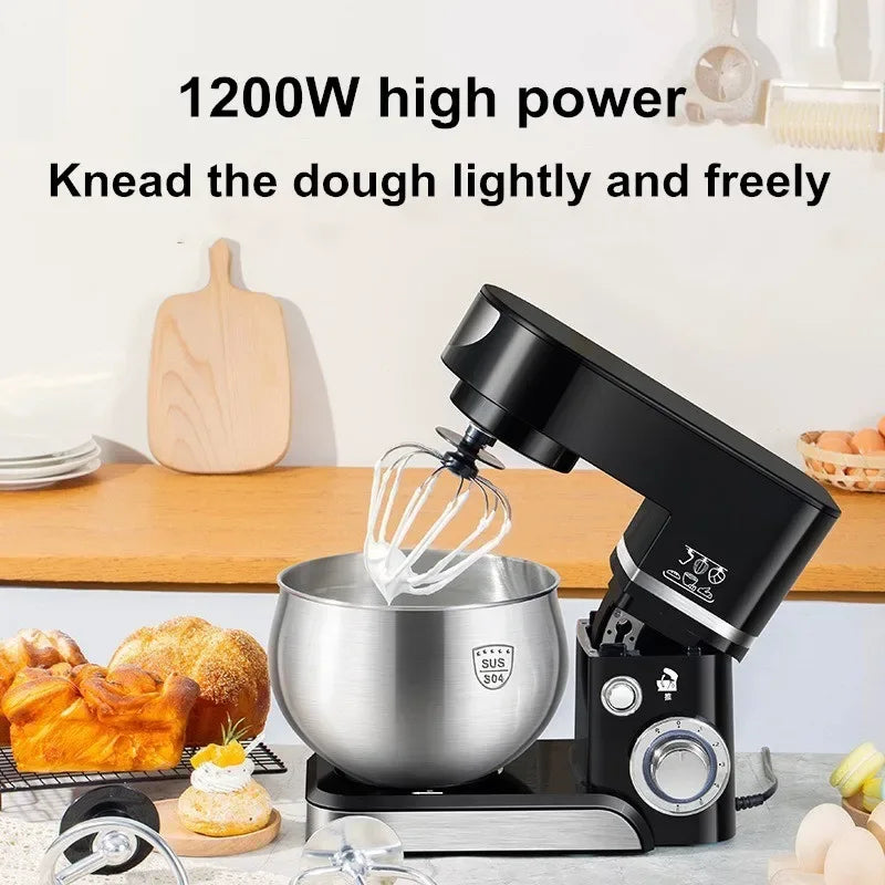 5L Stand Mixer – 3-in-1 Multifunctional Kitchen Machine with Dough Hook, Beater & Whisk,1000W Powerful Motor for Baking/Cooking