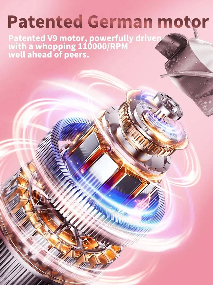 Fast Drying 200M Anion Blow Dryer Leafless Design Professional Negative Ion Care Powerful Hair Dryer For Home Use HD18