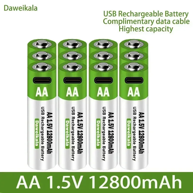 Lithium Rechargeable Battery Lifepo4 Aa and Aaa High Performance Rechargeable Batteries Power Bank Recharable Usb Lipo4 Original