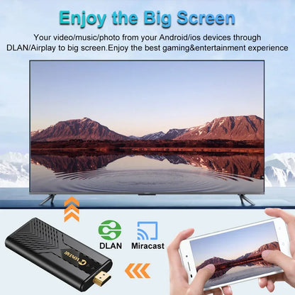 VONTAR DQ05 4G 32G TV Stick Android13 ATV UI Rockchip RK3528 Quad Core 64bit Cortex A53 Support 8K Video 4K 60fps Wifi6 BT5.0