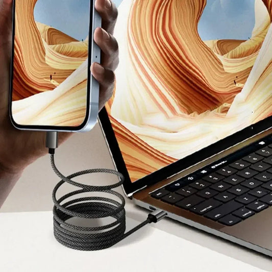 66W Type C to Type C Mobile Phone Data Cables Magnetic Type C To PD/USB To USB C Fast Charging PD Cords For iPhone Xiaomi Huawei