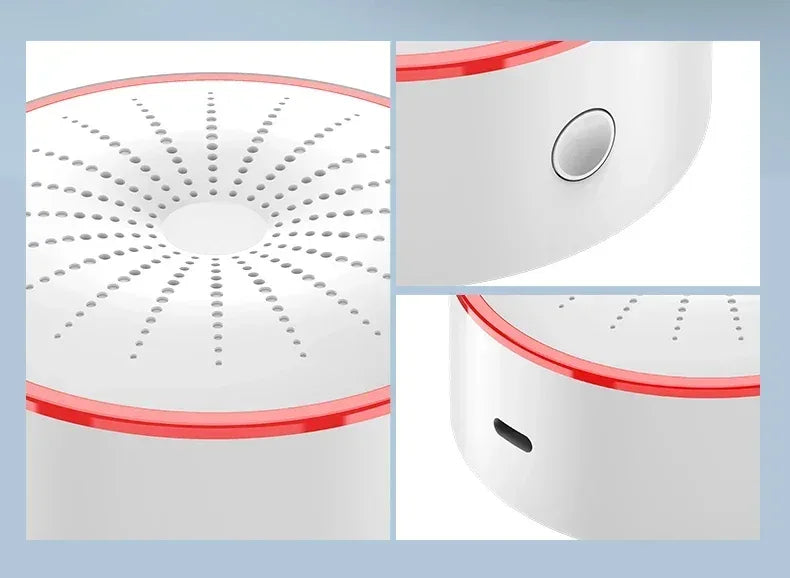 Tuya WiFi ZigBee Alarm Siren Sensor Detector Sound And Light Alarm Home Security System Smart Life APP Alexa Google Assistant