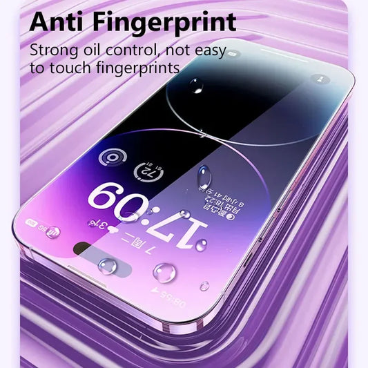 1-5Pcs HD Tempered Glass Screen Protector For iPhone 11 12 13 14 15 16 17 Pro Max 14 15 16 Plus 16 Air Glass Anti-Scratch Film