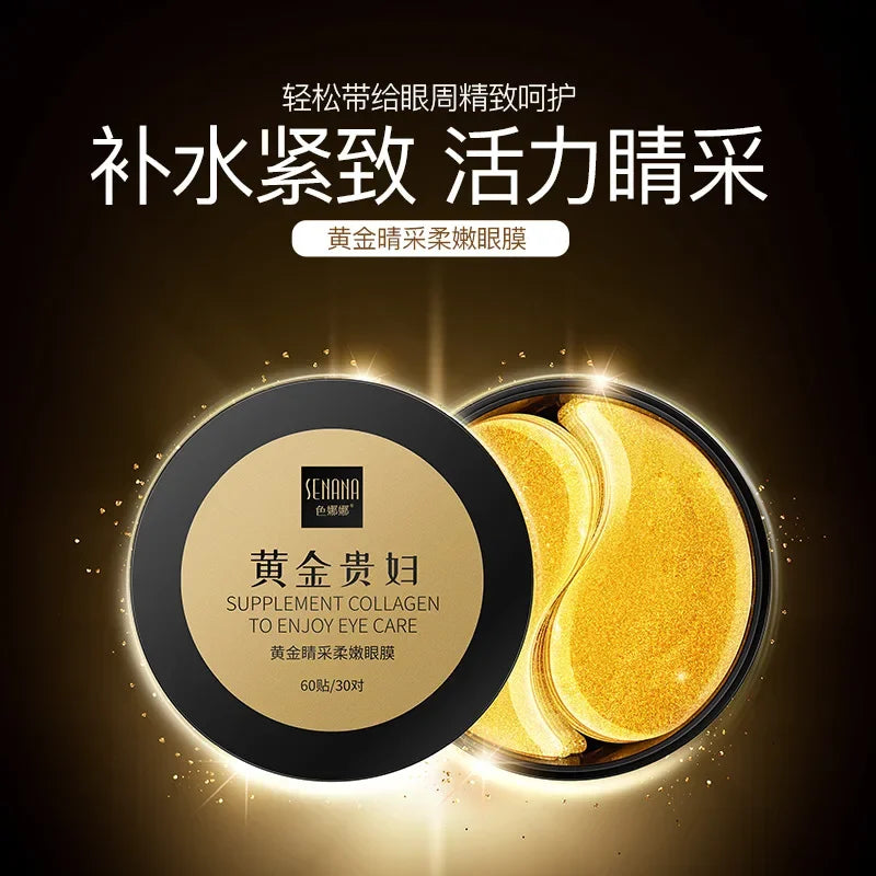 Skincare Products 24K Gold Hyaluronic Acid Eye Mask Remove Dark Eye Circles Collagen Eye Patches Korean Face Care Product