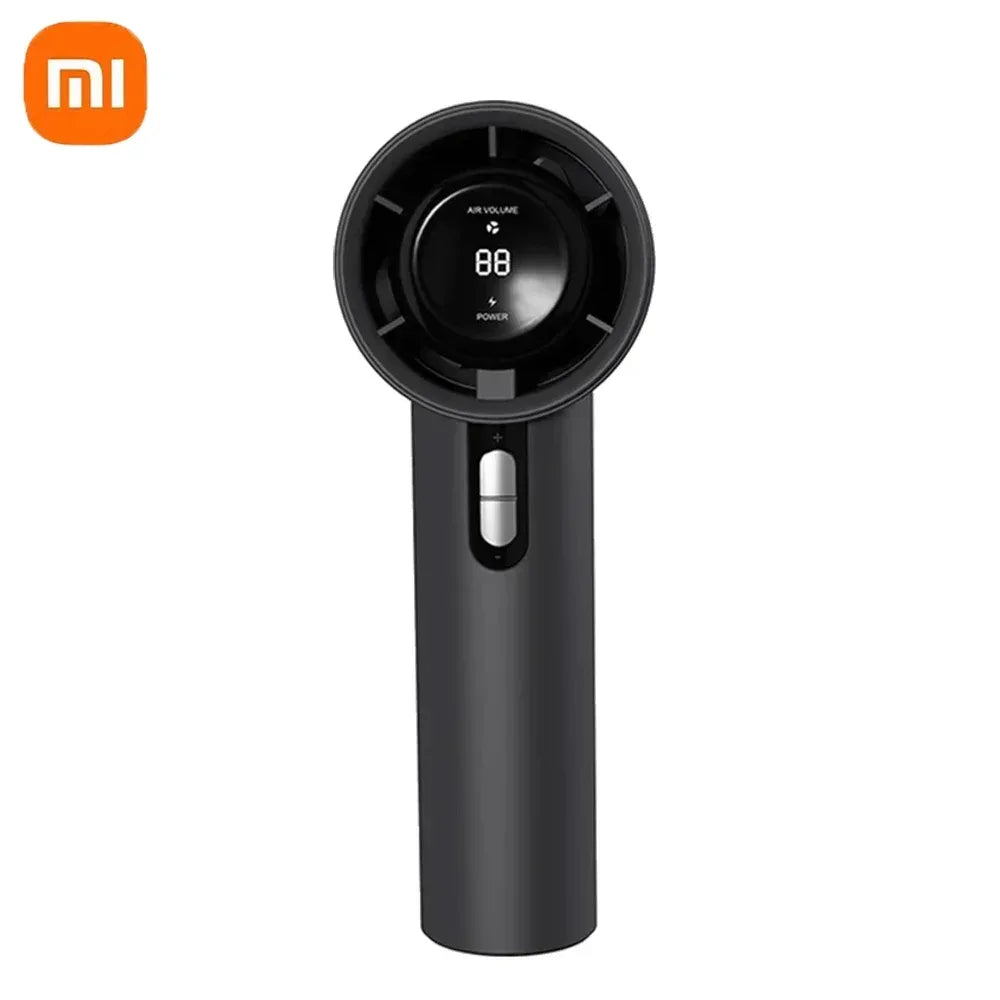 Xiaomi Ultra Quiet 100 Speed Handheld Fan USB Rechargeable Portable Mini Turbo Fan for Office and Travel with LED Indicator