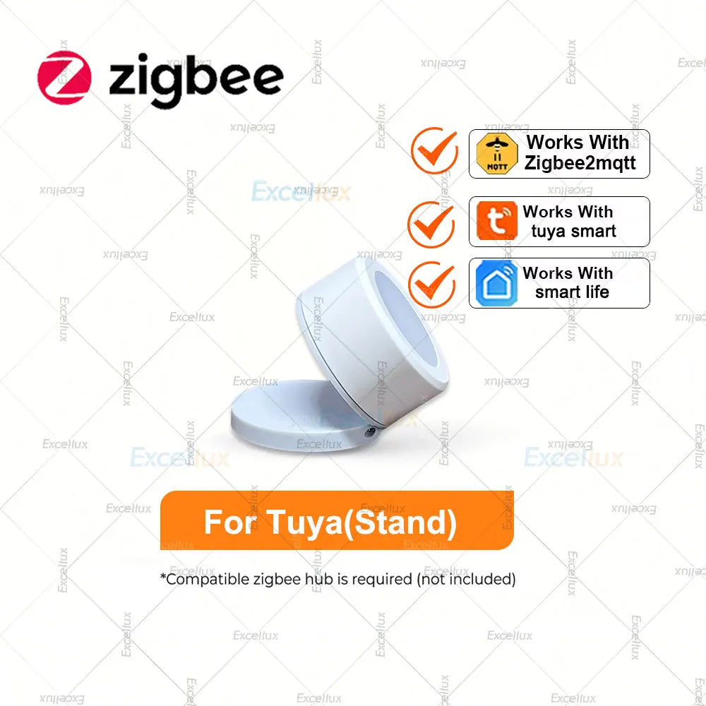Smart Zigbee Light Sensor Illuminance Brightness Detector Real-Time Lux Monitoring Smart Home Automation For Tuya Smart Life Z2M