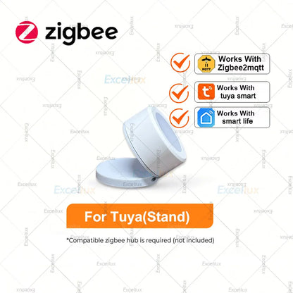 Smart Zigbee Light Sensor Illuminance Brightness Detector Real-Time Lux Monitoring Smart Home Automation For Tuya Smart Life Z2M