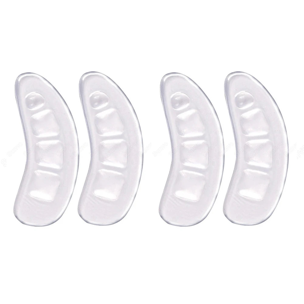 1/2Pair Silicone Pads Forefoot for Women's Shoes Non-slip Insert Self-adhesive Heel Gel Insoles Heels Sandals Anti-Slip Foot Pad
