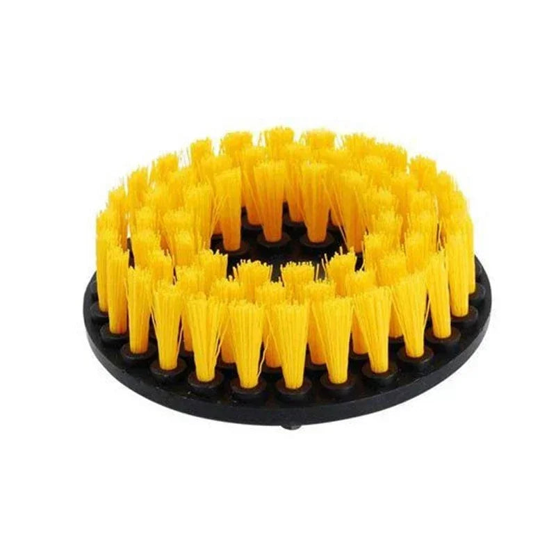 2/3.5/4/5'' Electric Scrubber Brush Drill Brush Kit Plastic Round Cleaning Brush Tool for Carpet Glass Car Tires Nylon Brushes
