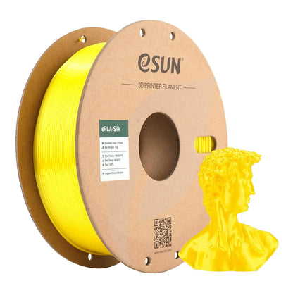 eSUN Silk PLA Filament 1.75mm Silk PLA 3D Printer Filament 1KG (2.2 LBS) Spool 3D Materials for 3D Printers DIY Artwork Printing