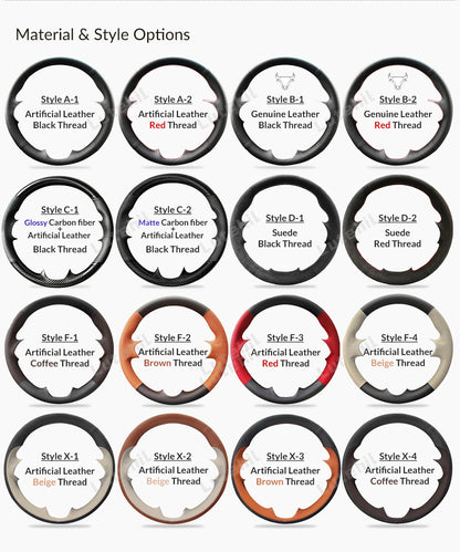 For Seat Ibiza 2004 2005 2006 Custom Car Steering Wheel Braid Cover Hand Sewing DIY Artificial leather Suede Car Accessories by PDG ibma