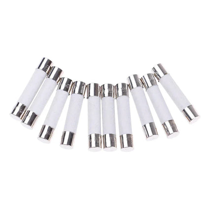 10 Pcs Microwave Ceramic Fuse Electric 20A 250V Home Supplies DIY 6x30mm Wholesale