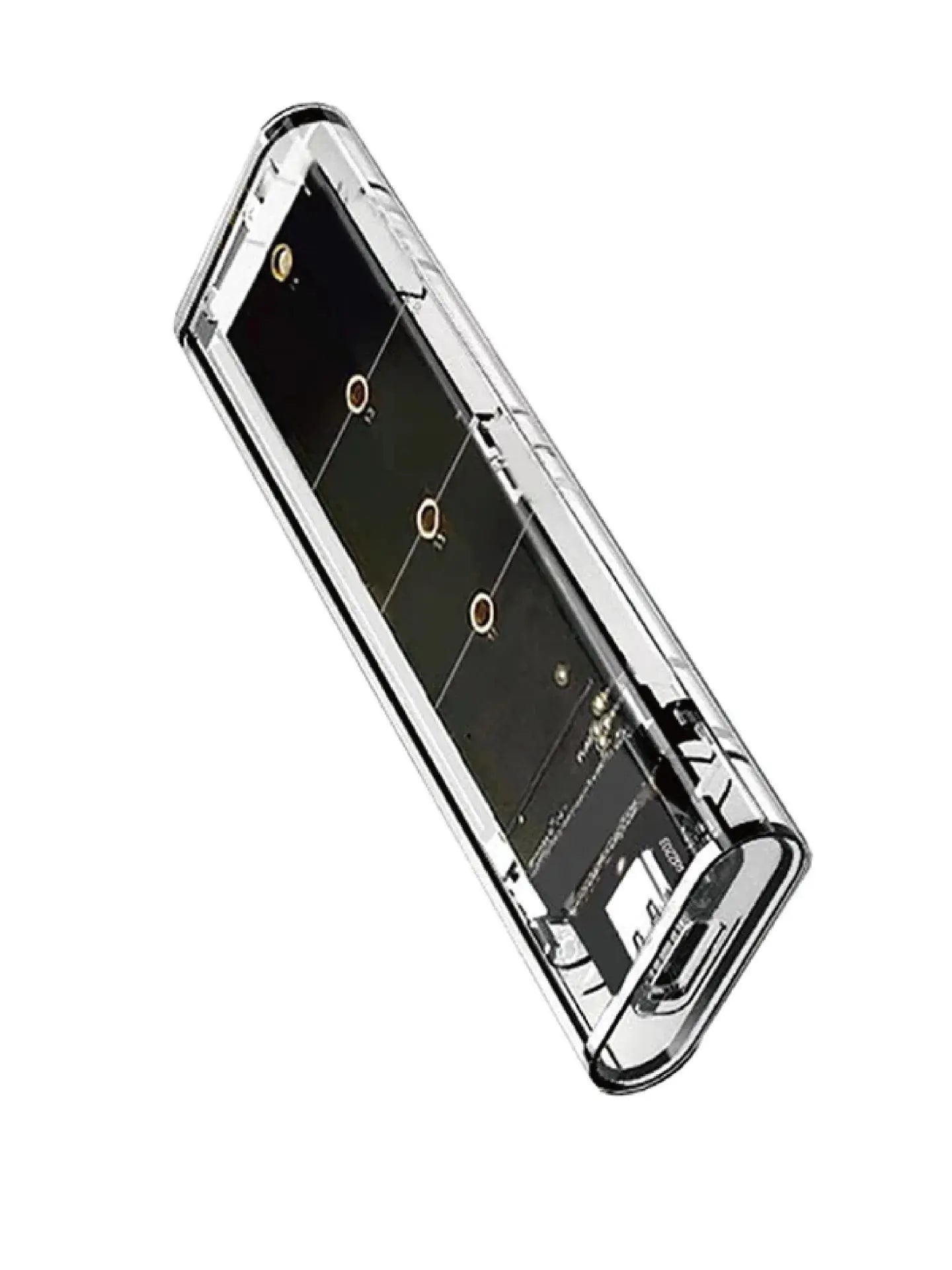 M.2 NVME PCIe NGFF SATA Dual Protocol SSD Case Clear USB Type C 10Gbps PCI-E M2 SSD Transparent External Enclosure Hard Disk Box