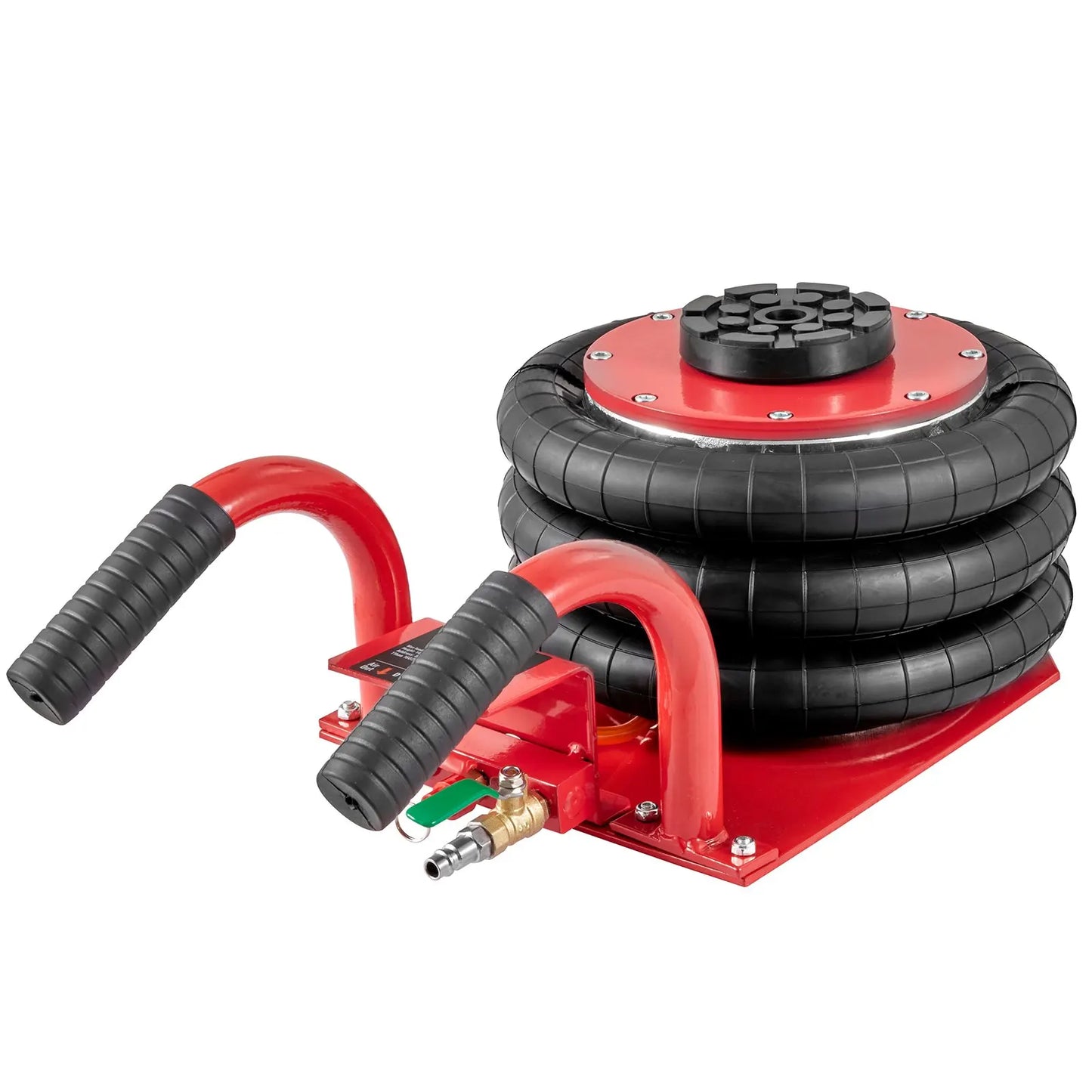 Air Jack 3 Ton/6600 lbs Triple Bag Air Jack, Airbag Jack with Six Steel Pipes Fast Lifting Pneumatic Jack for Car, Garage Repair