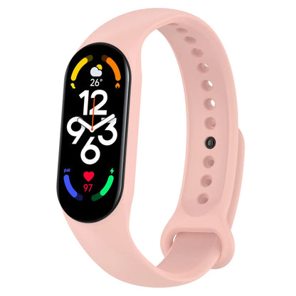 NEW 2022 Watch Strap for Xiaomi Mi Band 7 Wristband Silicone Bracelet Wrist Straps MiBand band7 Smartwatch Accessories