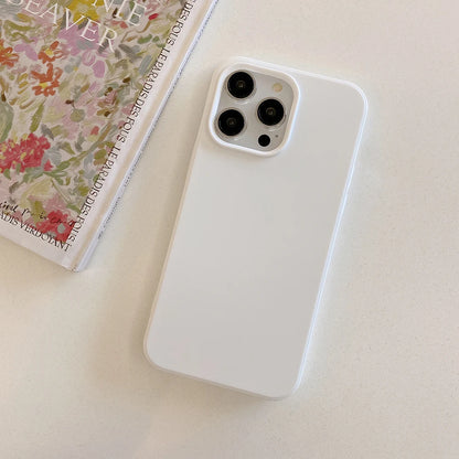 Luxury Matte Candy Color Silicone Soft Case For iPhone 17 Air 16E 16 15 14 13 Pro Max Plus Shockproof Back Cover Slim TPU Shell