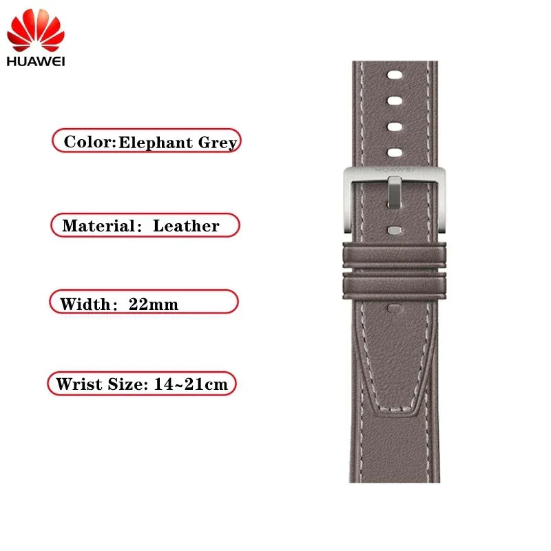 Original FKM Rubber Sport Band for Huawei GT3pro 46mm Titanium Watch Strap GT3 PRO Genuine Leather Band