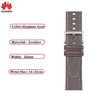 Original FKM Rubber Sport Band for Huawei GT3pro 46mm Titanium Watch Strap GT3 PRO Genuine Leather Band