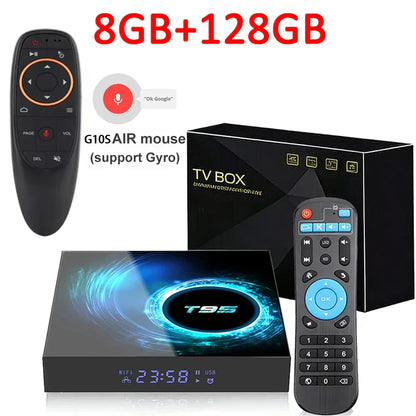 2026 New Android TV Box T95 Allwinner H616 Android 16 8GB+256GB  Dual Wifi BT5.4 Ultra HD Smart Home Theater TV Box Media Player