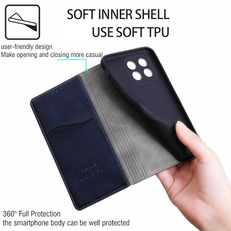 Phone Holster For Vivo IQOO Z10 Turbo Pro Case Etui IQOO Z10 Turbo Cover Wallet Flip Leather IQOO Case 5G Z10 Turbo+ Turbo Plus