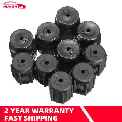 R134a 13mm & 16mm Air Conditioning Service AC System Charging Port Caps Car Charging Port AC System Caps Accessories