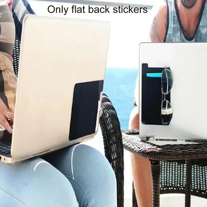 Self Adhesive Laptop Rear Storage Bag for Mouse Digital Hard Drive Pen Pocket Pouch Laptop Accessories