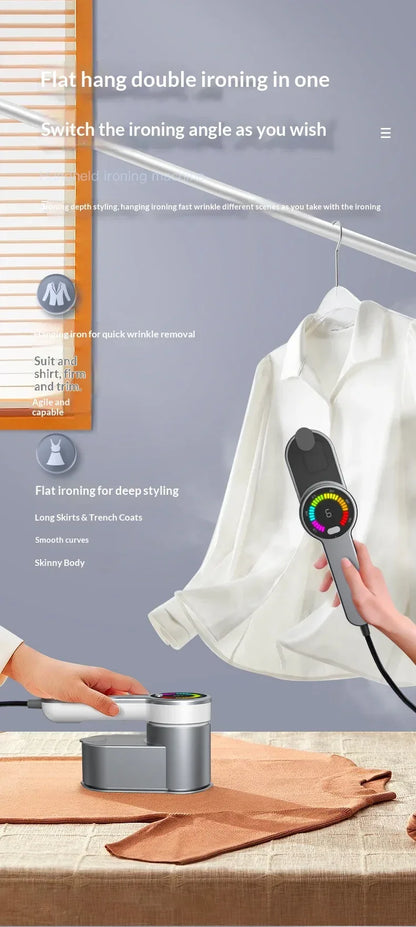 Intelligent Steam Ironing Machine Portable Travel Steamers for Clothes LCD Diplay Screenc Mini Handheld Garment Iron Steamer