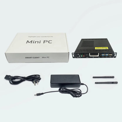 TexHoo OPS Mini PC Computer Intel Core i5 12450H Processor Windows 11 Pro DDR4 SSD For Conference Teach Screen Builtin Host 30MM