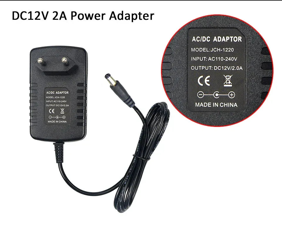 Electronic Power Supply Transformer for Led Light Strips AC/DC 110V 220V to 12V 1A 2A 3A Power Converter Adapter LED Driver
