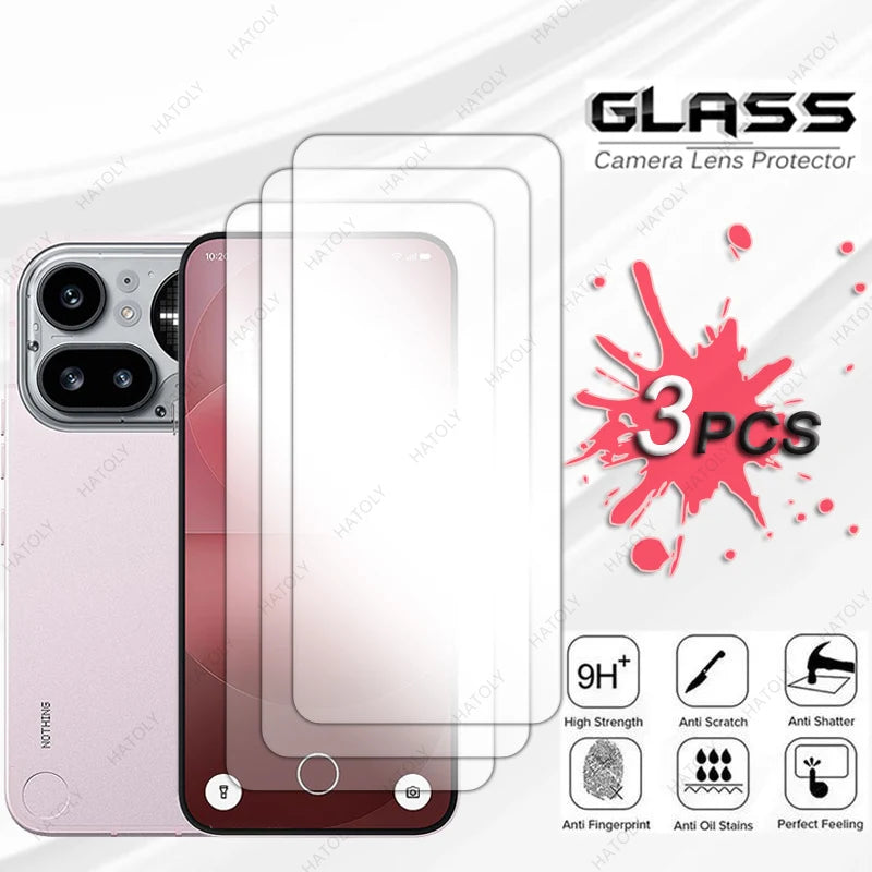 For Nothing Phone 4a Pro Glass Clear HD Protective Film For Nothing Phone 4a Temperd Film Screen Protector Camera Lens Protector by PDG ibma
