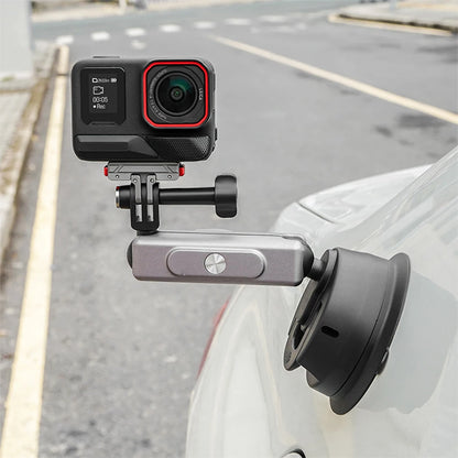 Quick Release Magnetic Adapter Base Mount for Insta360 Ace Pro 2 Protective Case 1/4 Screw Magnetic Adapter Mount Accessories