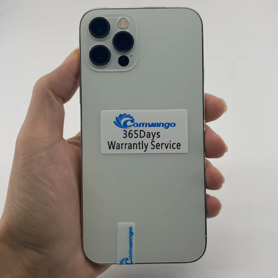 Unlocked iPhone 12 pro Max 6.7 Inch 128GB 256GB ROM A14 Bionic Chip iOS Original Apple 12pm Used Face ID Cellphone