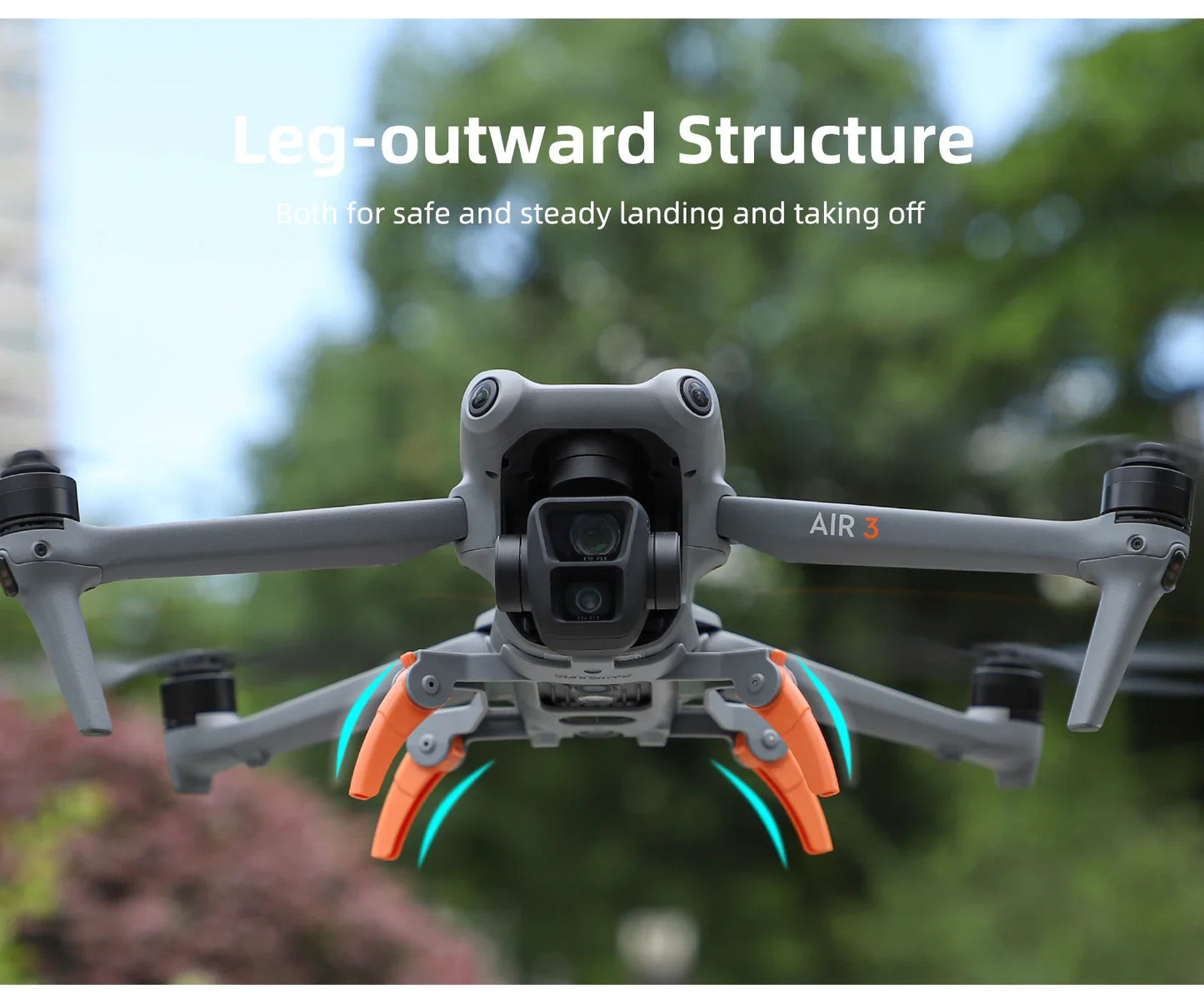 Foldable Landing Gear For DJI Air 3S/Air 3 Height Increasing Leg Extension Protector For DJI Air 3S/Air 3 Drone Accessories